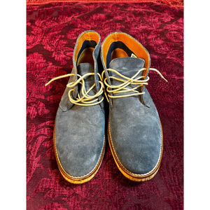 Kurt Geiger Navy Suede Chukka Boots Size EU 42/ US 9